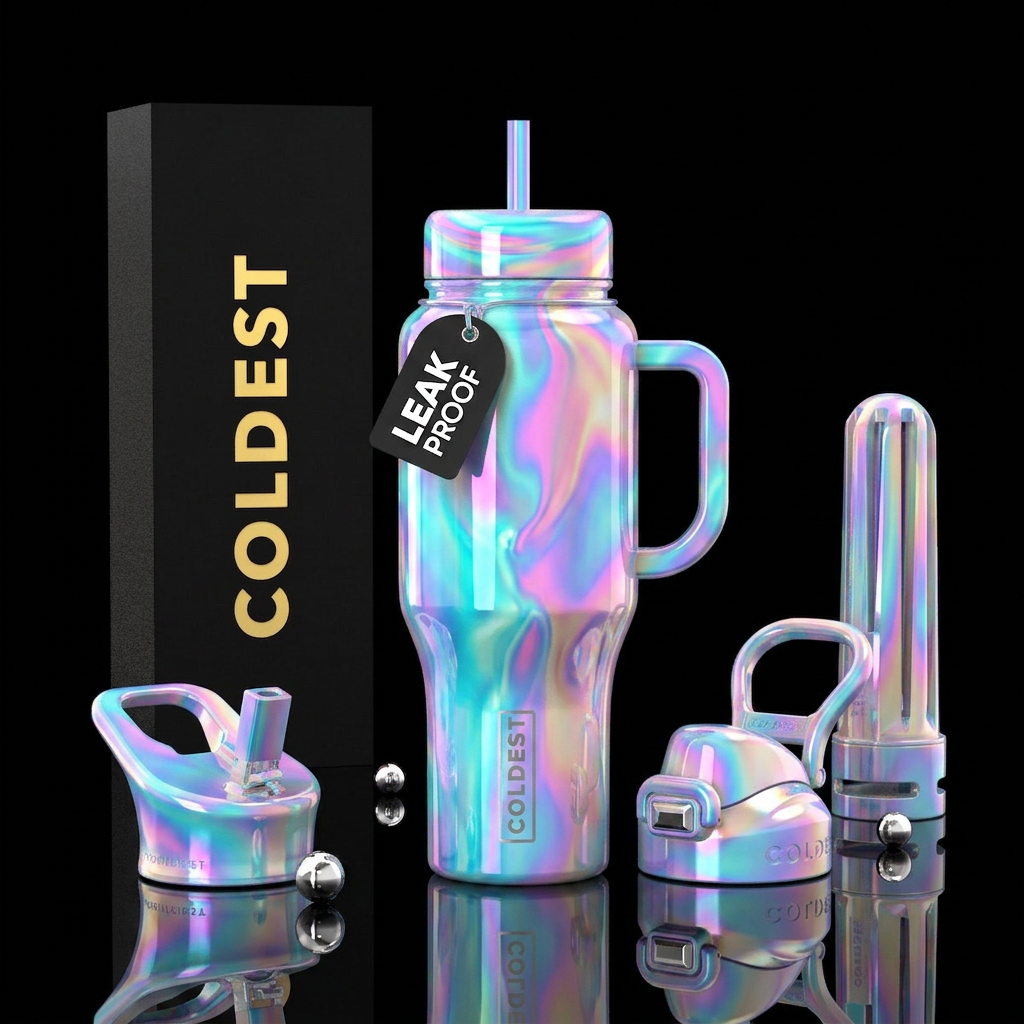LIQUID OPAL water bottle design