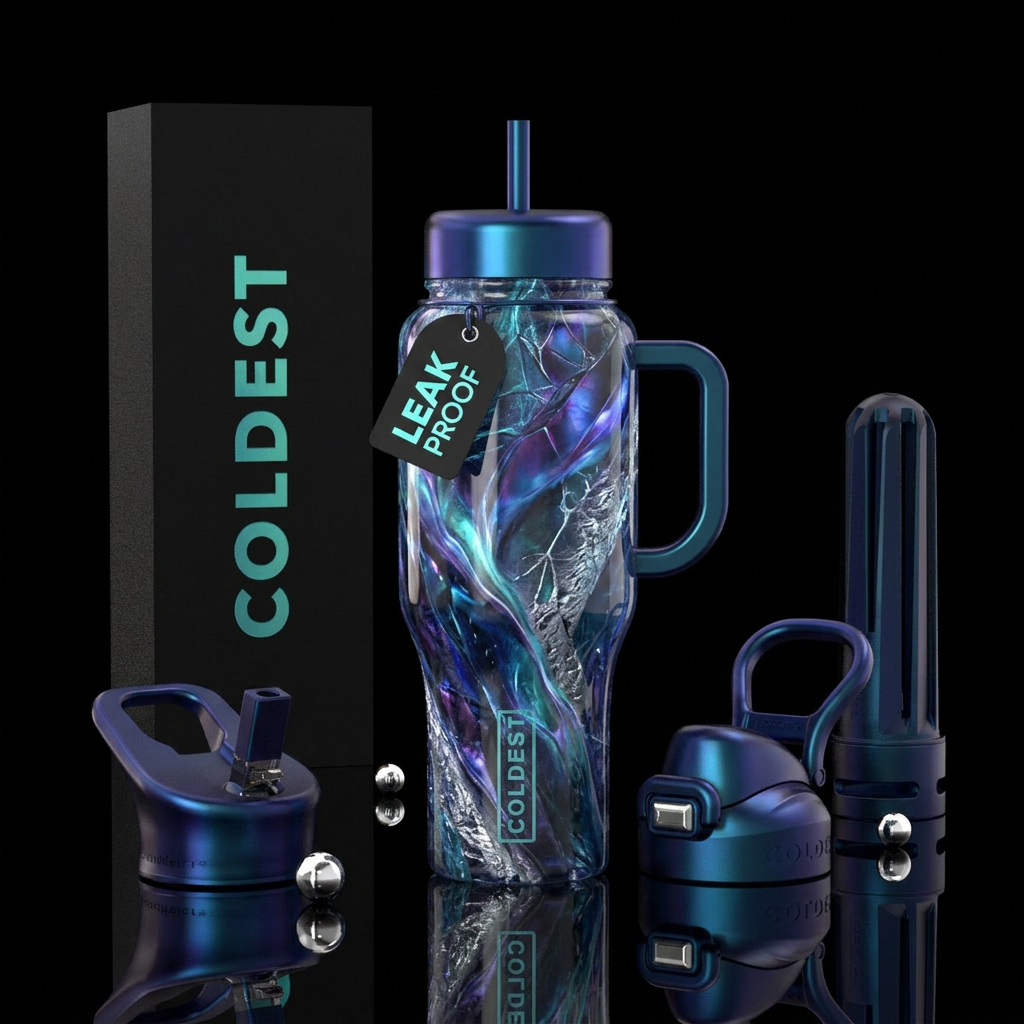 Dragon Glass water bottle design