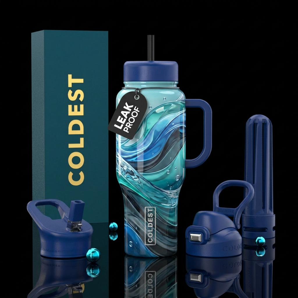 Ocean Element water bottle design