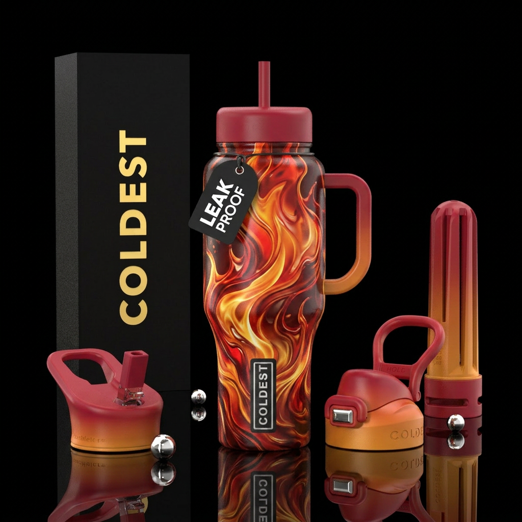 Fire Elements water bottle design