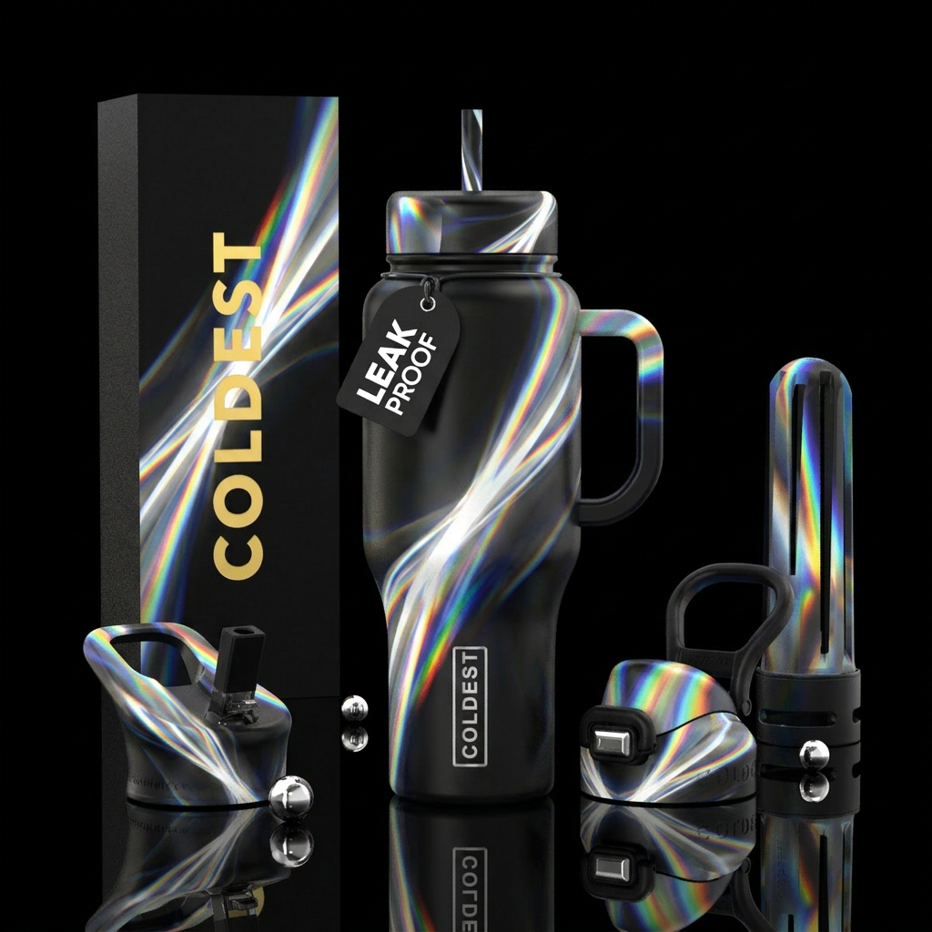 Prism Energy water bottle design
