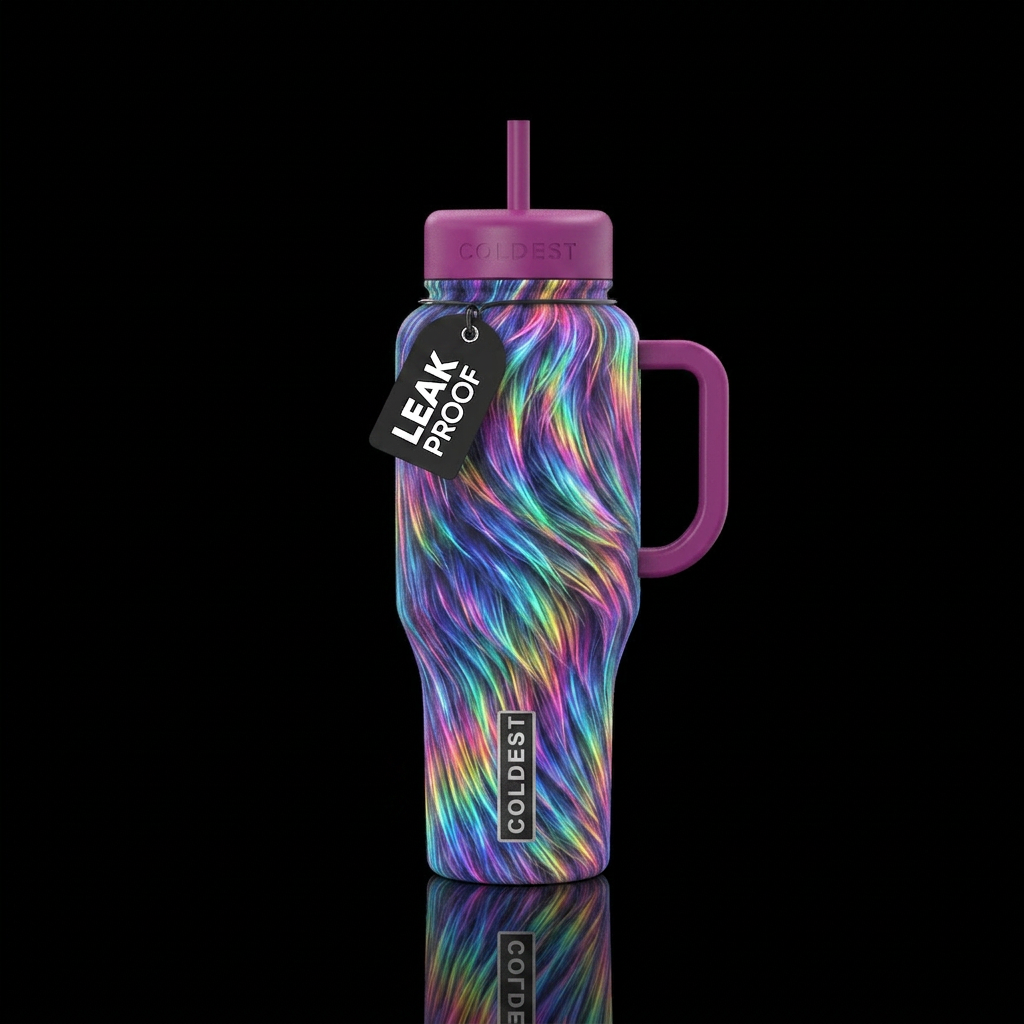 Prism Fibers water bottle design