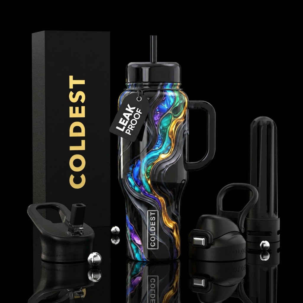 Obsidian River 2 water bottle design