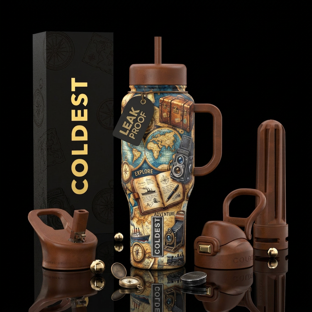 The Explorer water bottle design