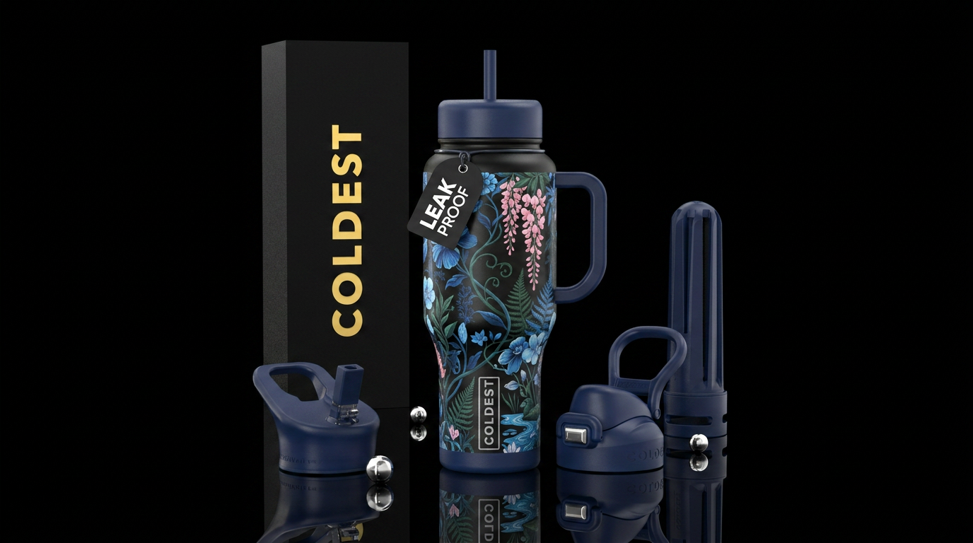 Jungle Oasis water bottle design