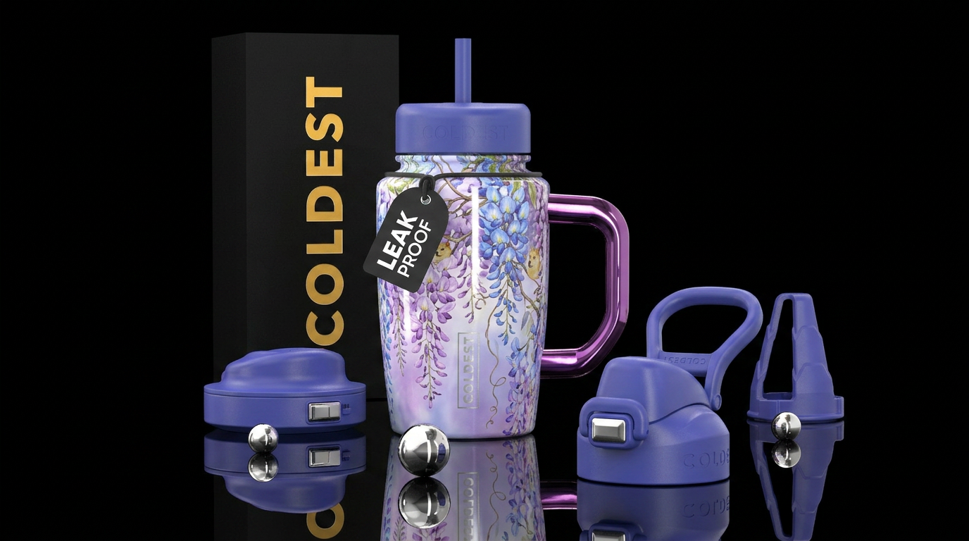 vibrant, meme, wisteria, beautiul water bottle design