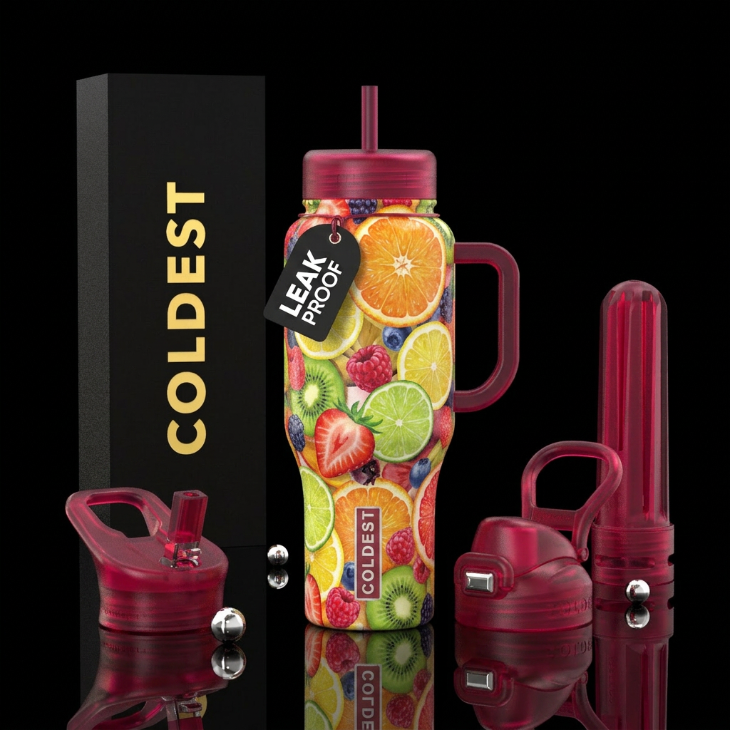 Fruit infusion water bottle design