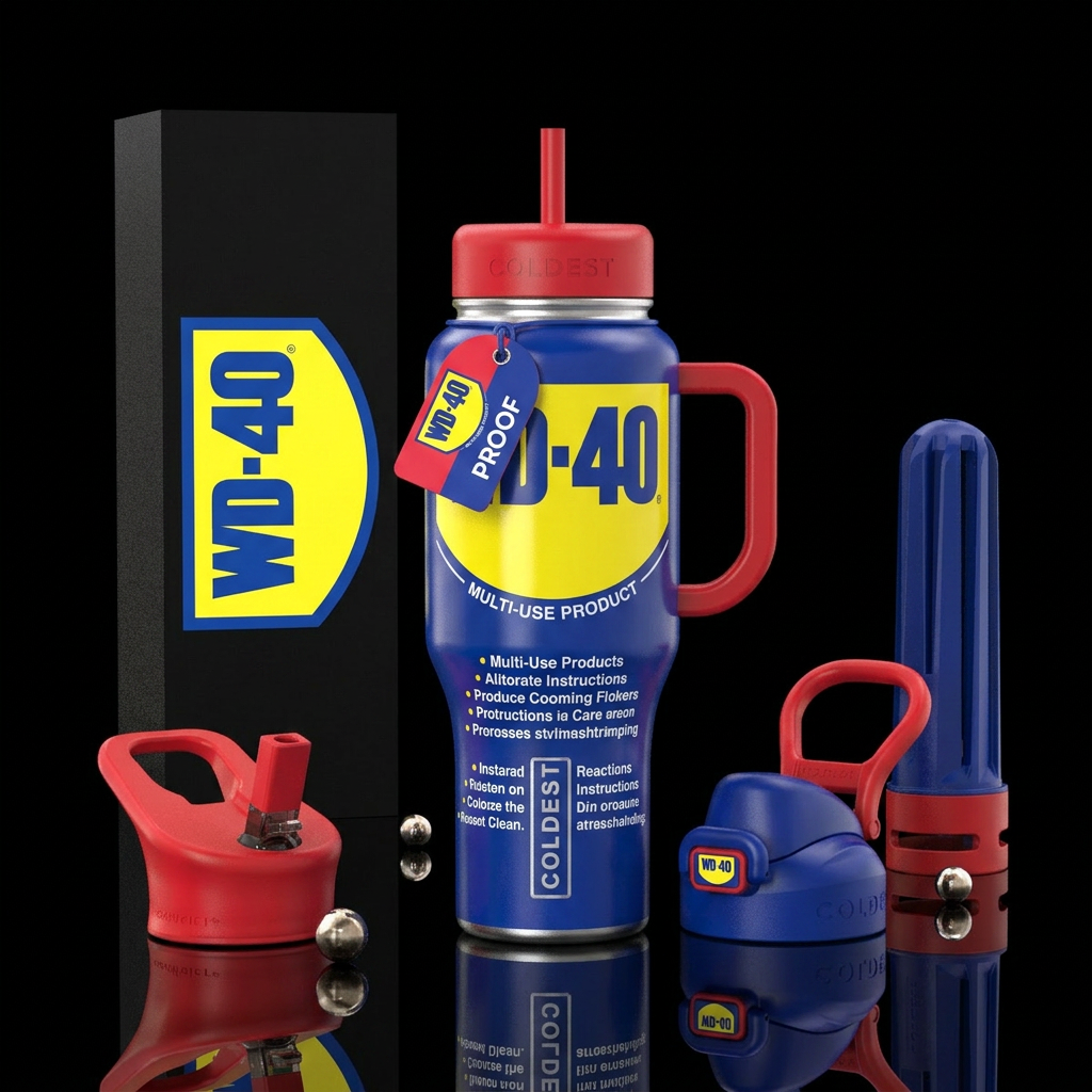 WD-40 water bottle design