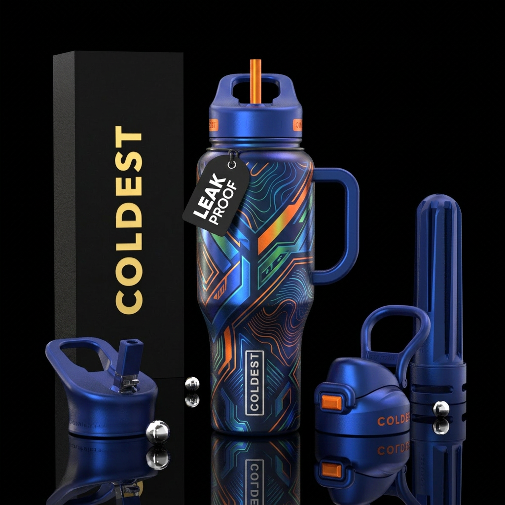 Pick a good mens design that will stand out water bottle design
