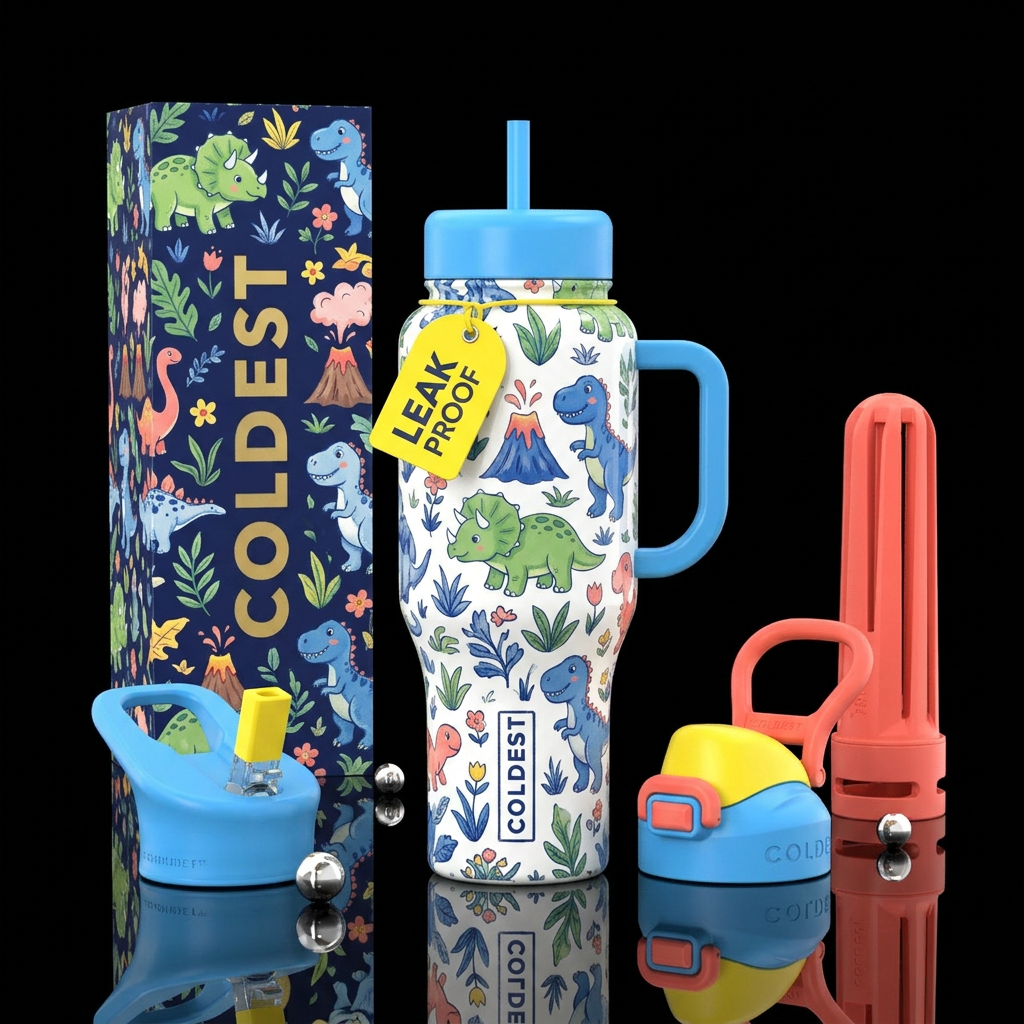 Baby Dino China wear water bottle design