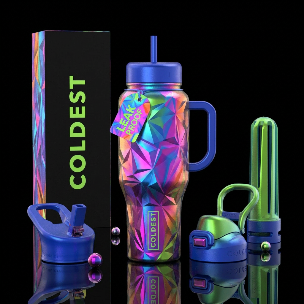 Hard and unique color and designed bottle water bottle design