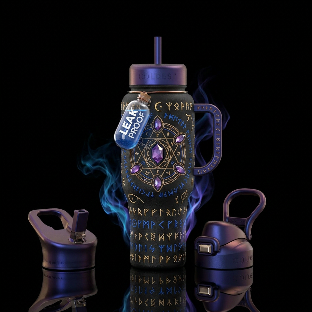 Magic potion, beautiful textured water bottle design