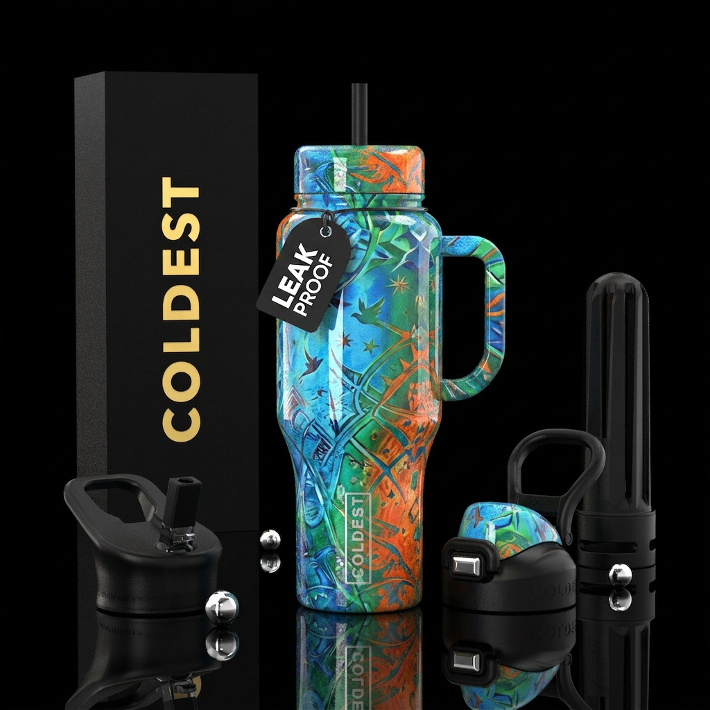 Unique special design fully textured water bottle design