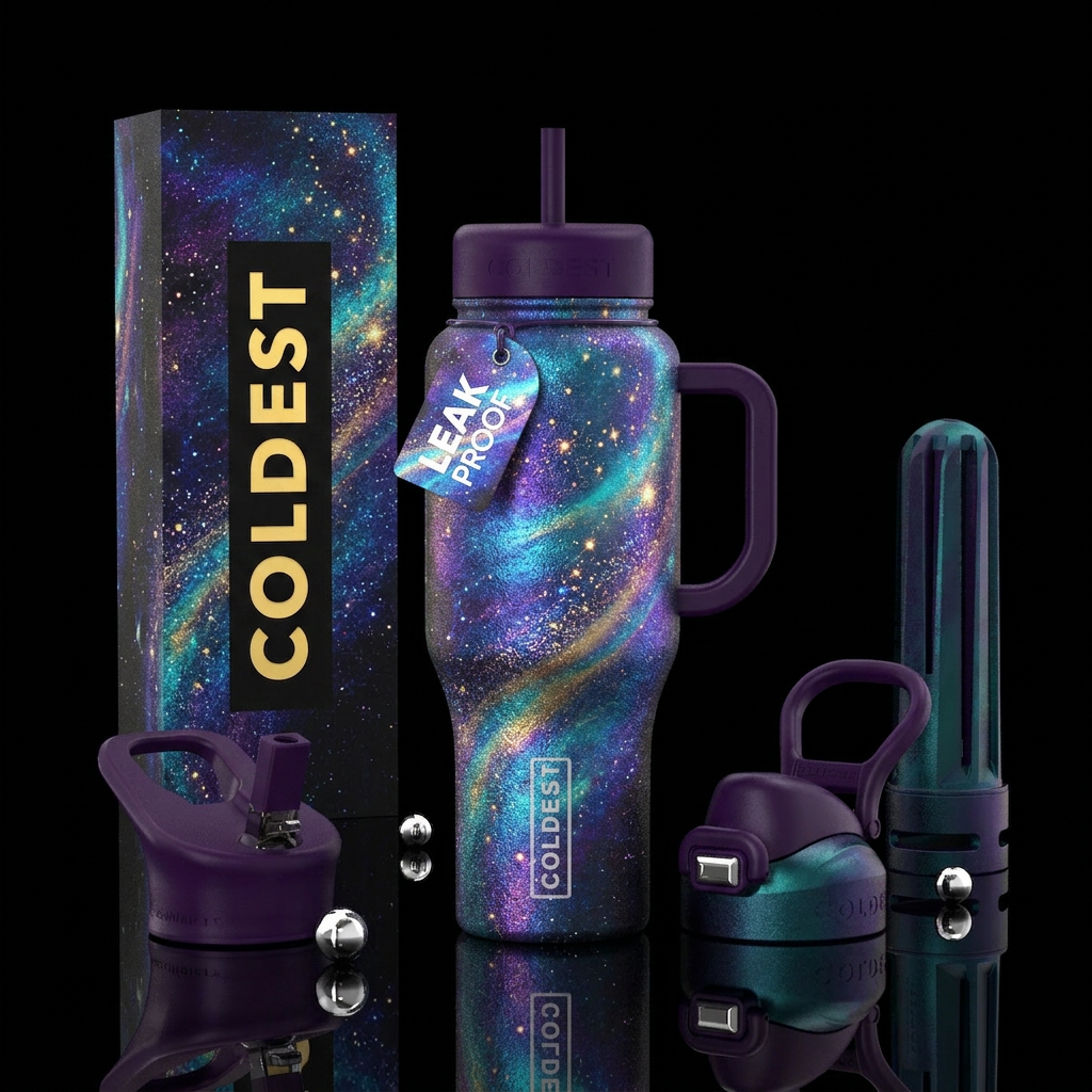 Moon Magical Potion, Beautiful, modern,  textured water bottle design