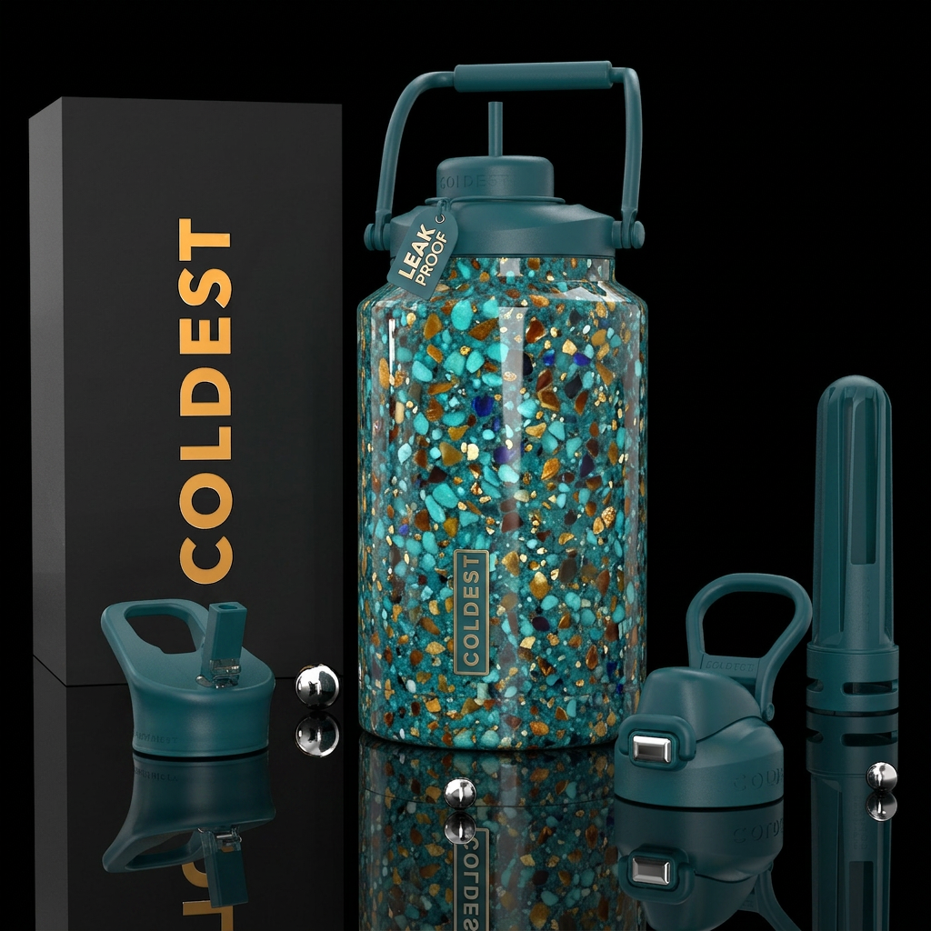 Tumbler is a quartz countertop water bottle design