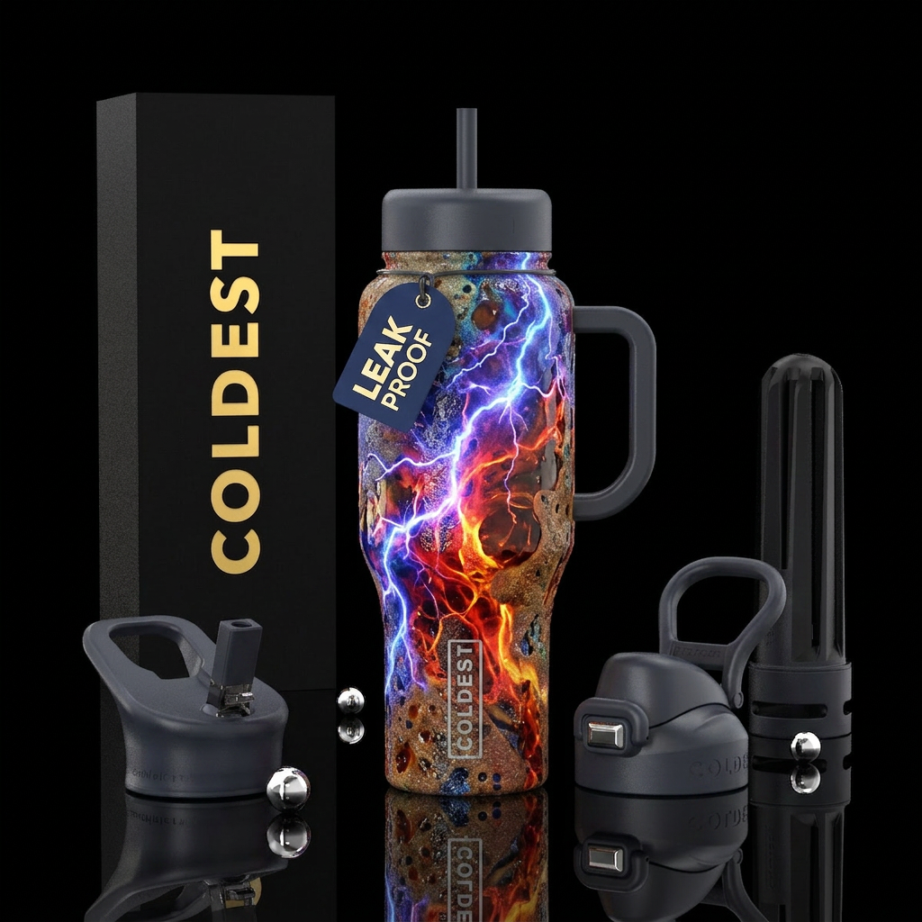 Tumbler is like gassing sand made by a lightning s... water bottle design