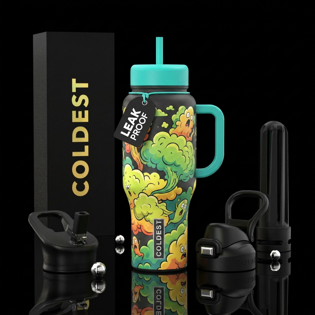 The fear of the farts everyone's flatulence nightm... water bottle design