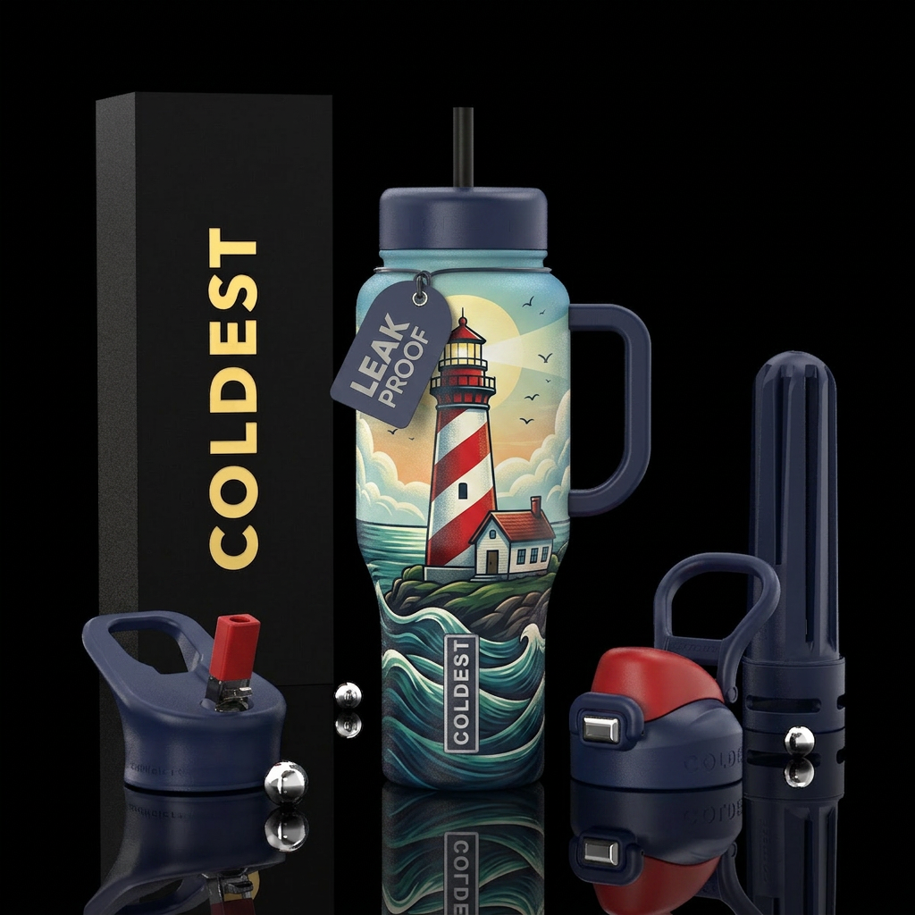 Lighthouse is a coldest tumbler that looks like a ... water bottle design