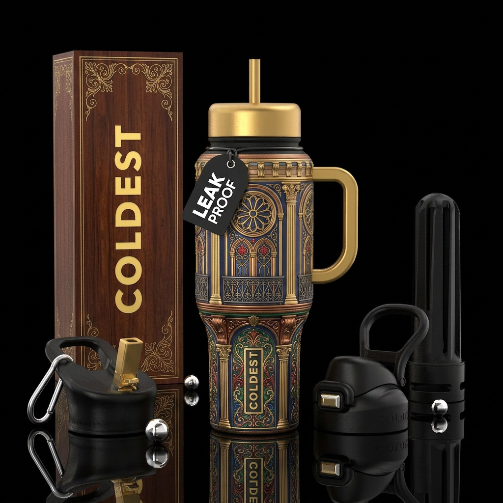 Tumbler is inspired by 1880s US mansions water bottle design