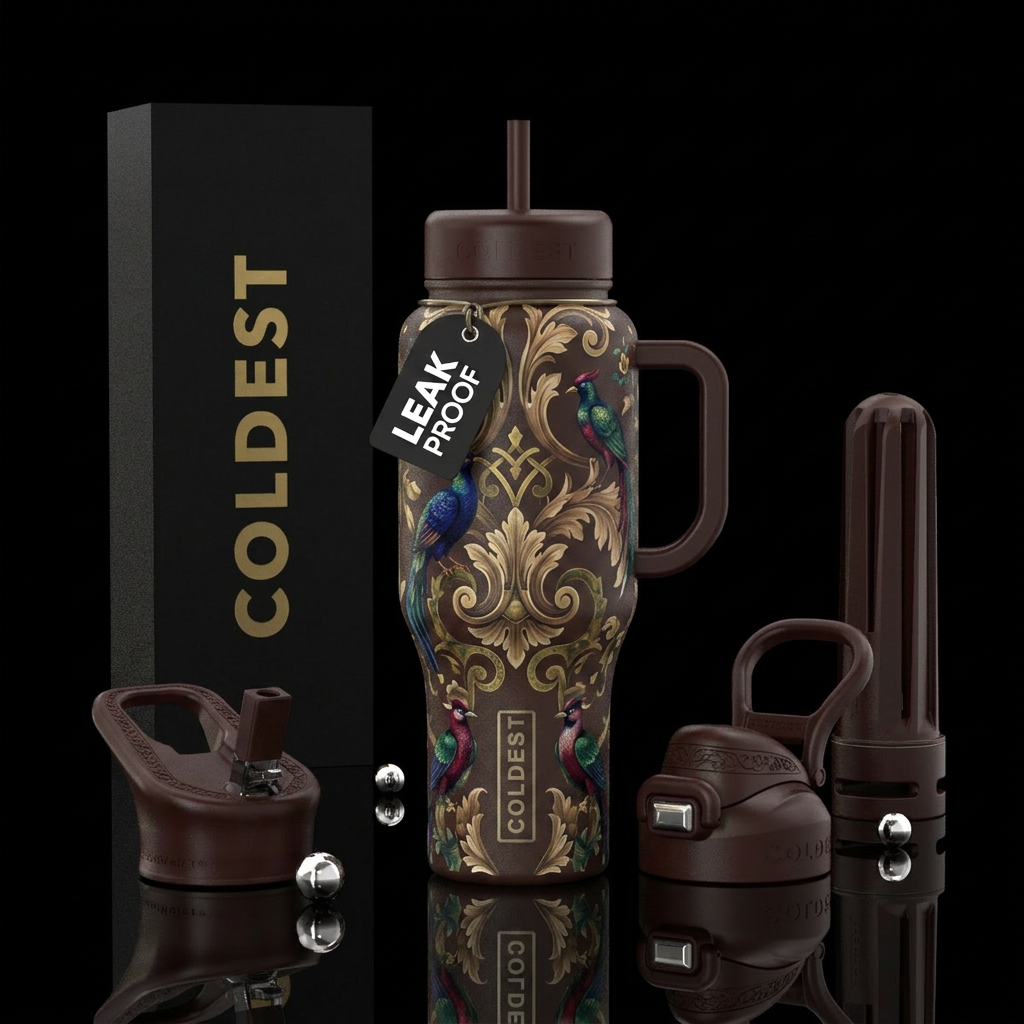Tumbler is inspired by 1690s colonial furniture water bottle design