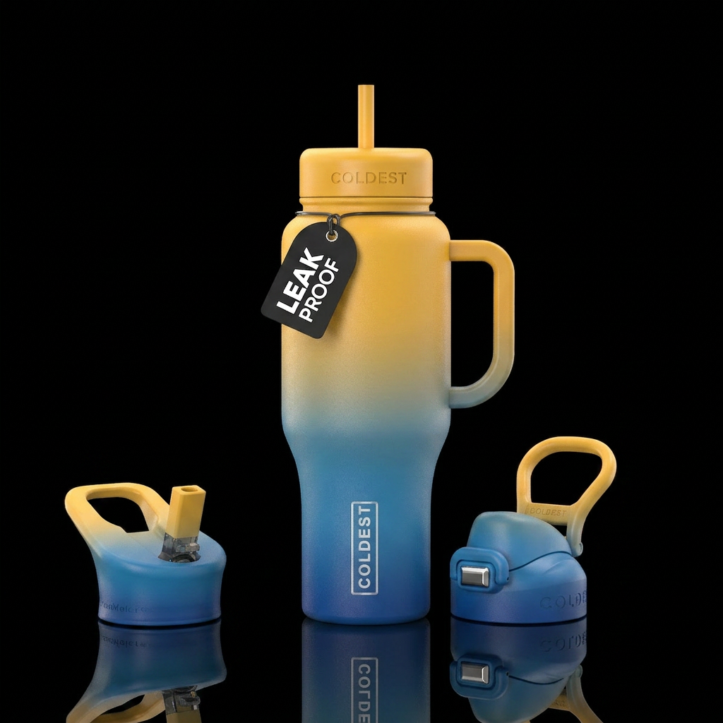 Tumbler resembles a perfect summer afternoon water bottle design