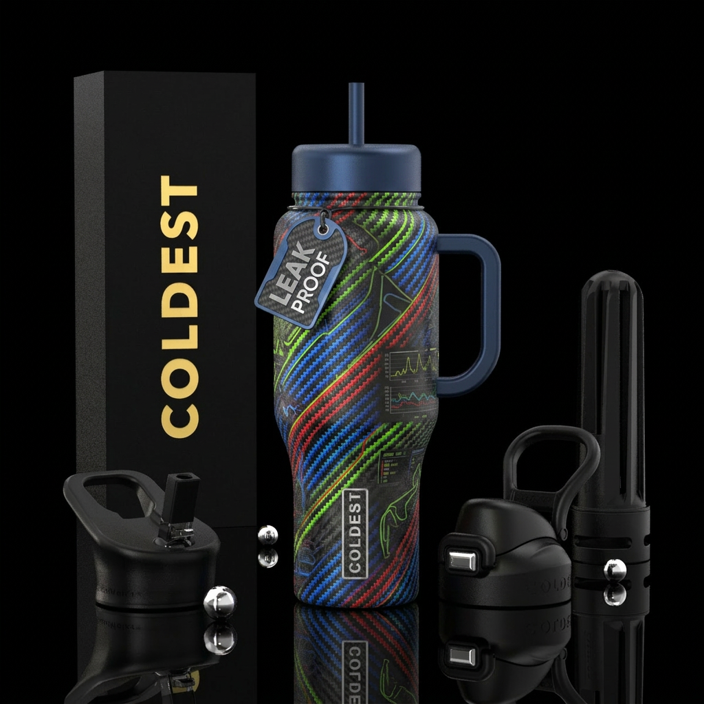Tumbler is inspired by formula 1 technology water bottle design