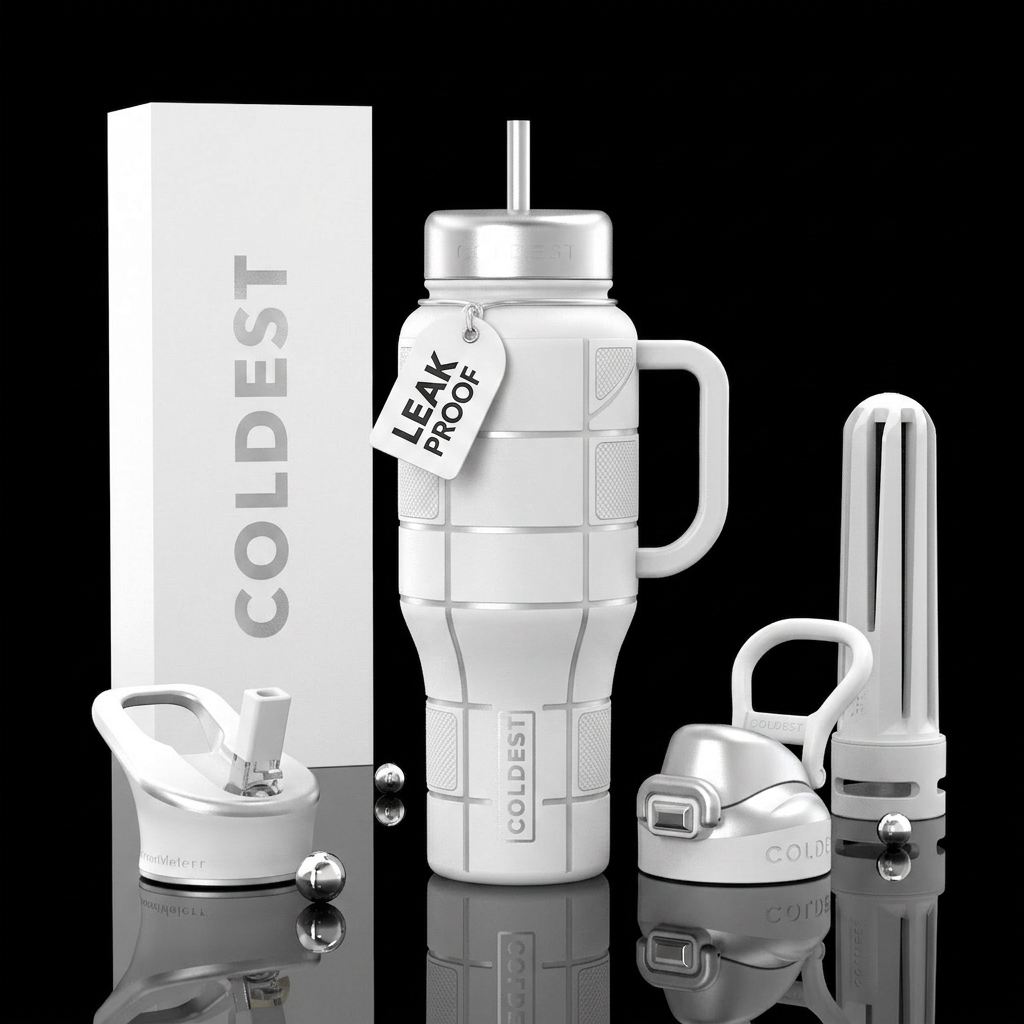 Tumbler is inspired by space x space suits water bottle design