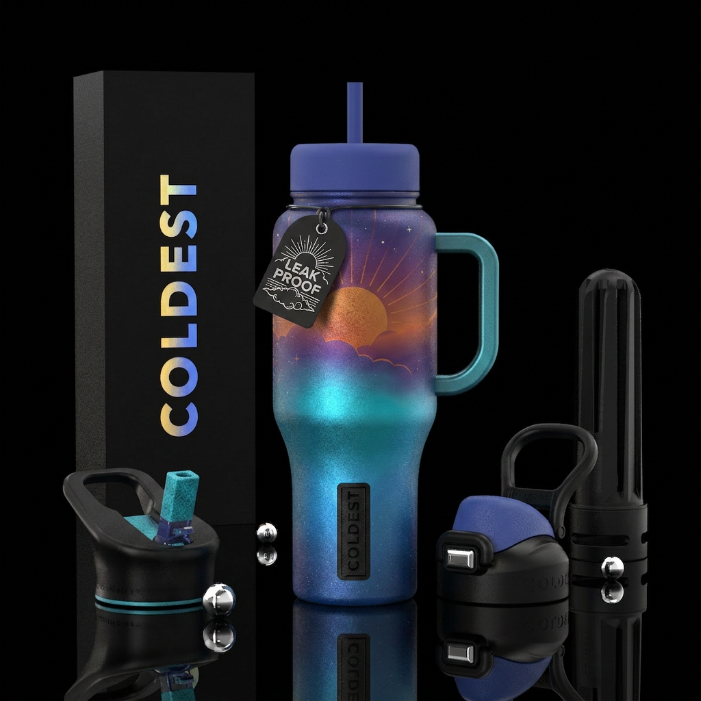 Tumbler inspired by the perfect summer day water bottle design