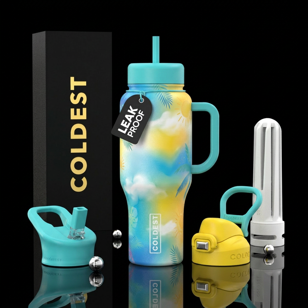 Tumbler inspired by the perfect summer day water bottle design