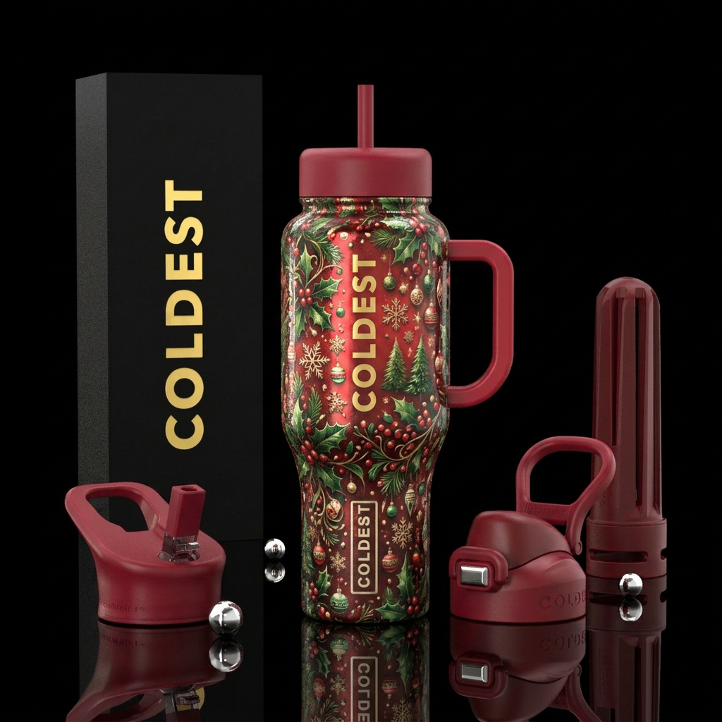 Tumbler inspired by the perfect Christmas water bottle design