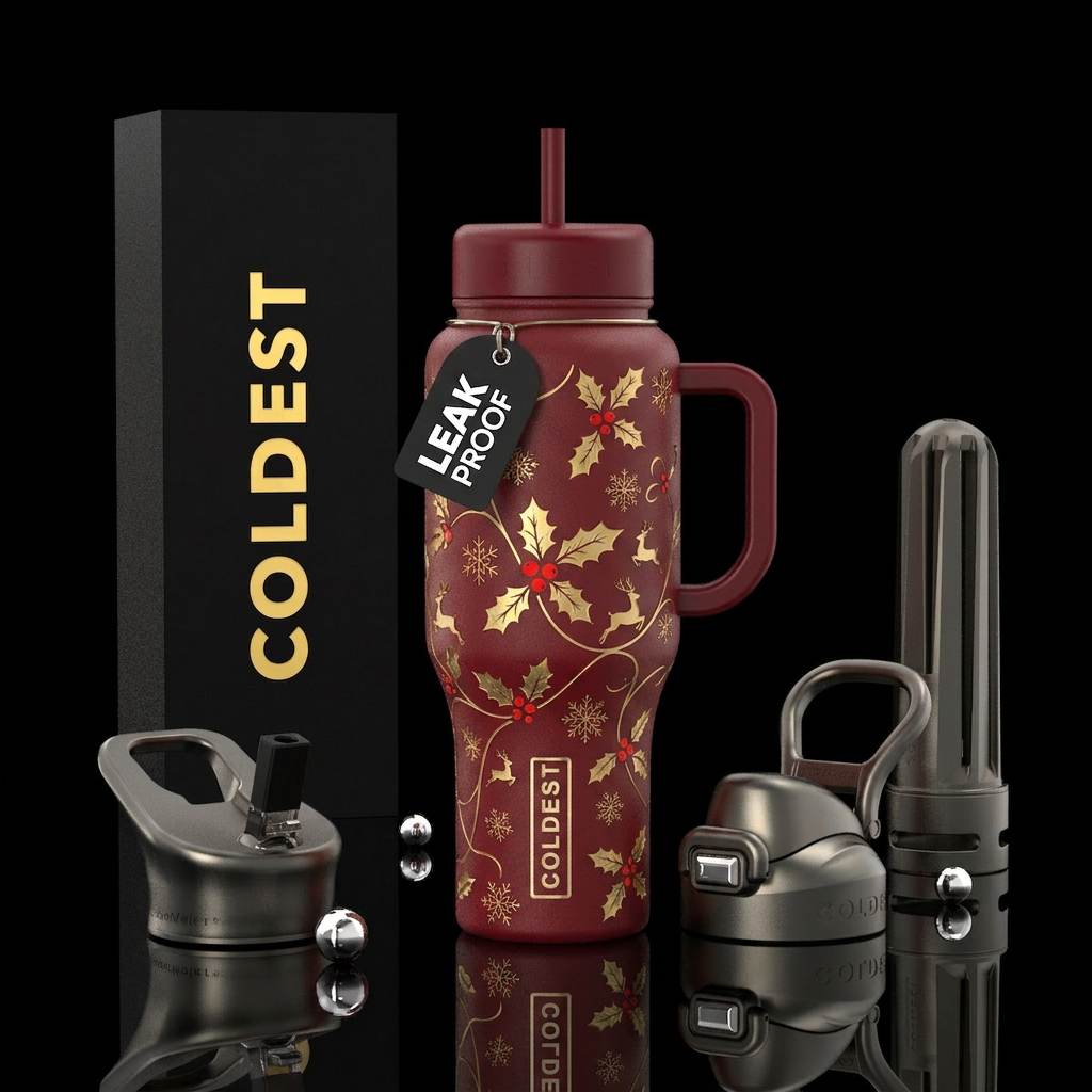 Tumbler inspired by the perfect Christmas water bottle design