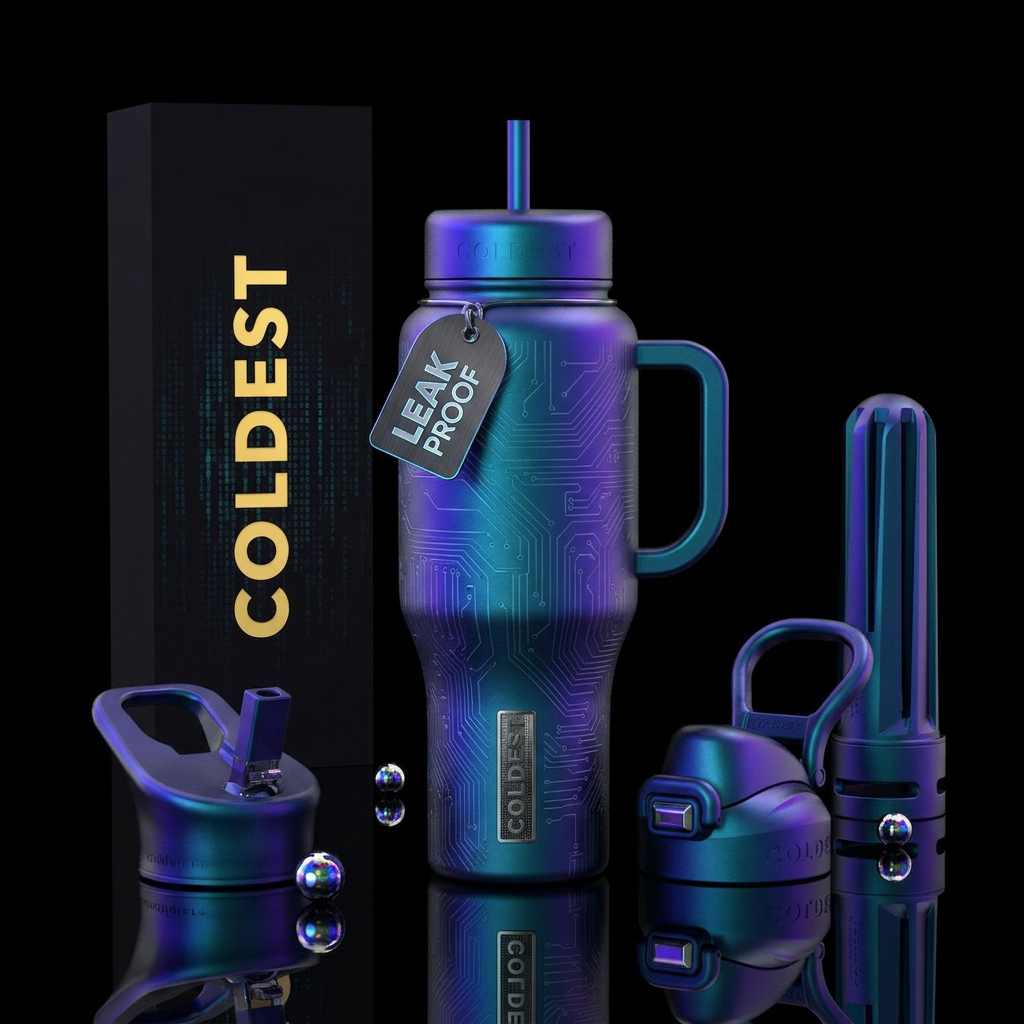 Perfect tumbler inspired by AI water bottle design
