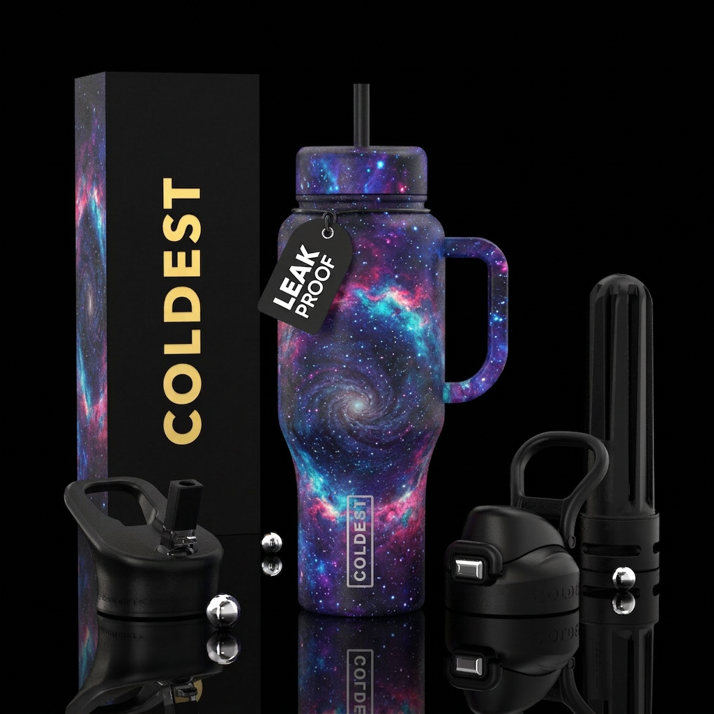Inspired by a futuristic space coldest bottle water bottle design