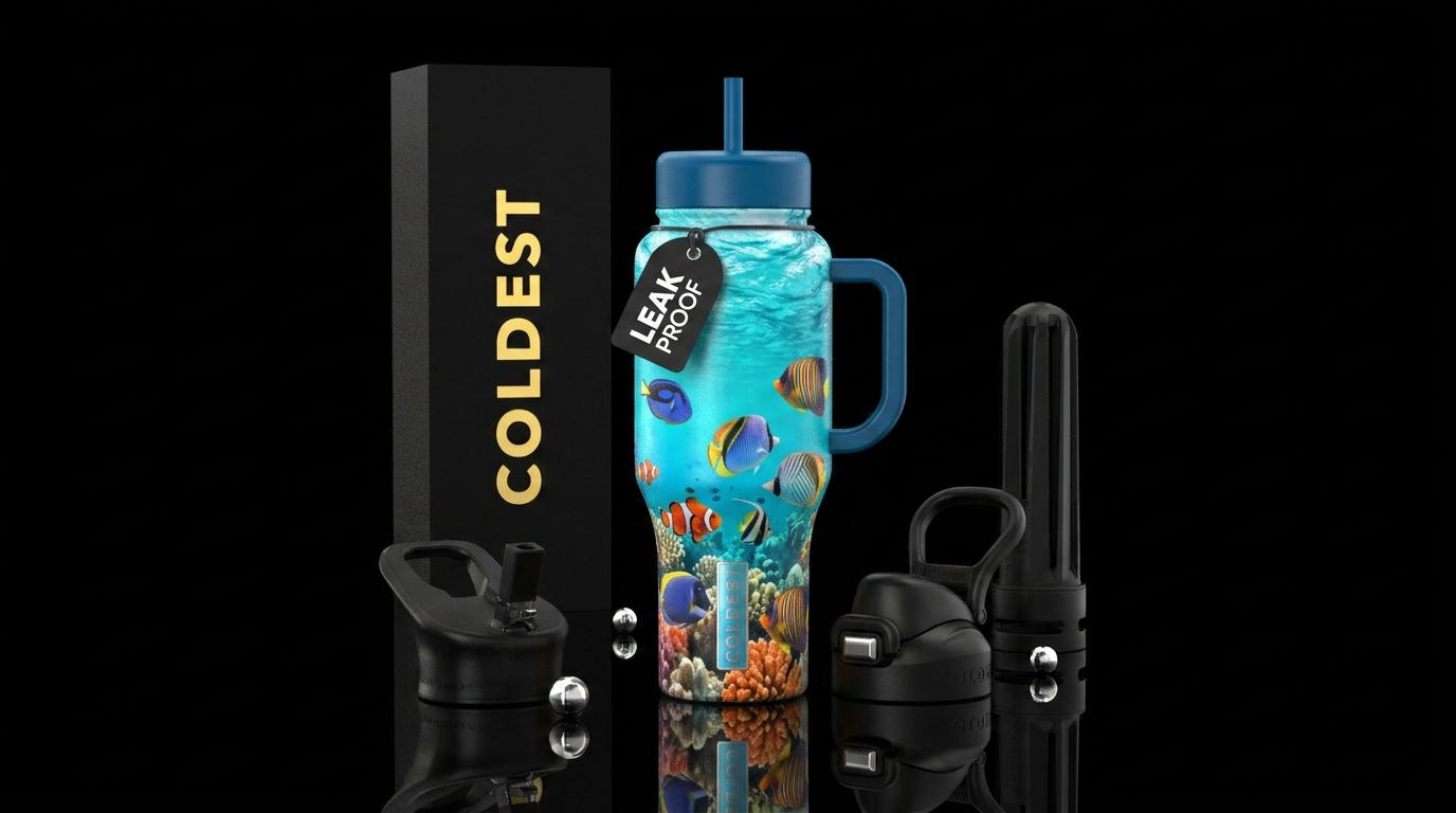 ng in the ocean water bottle design
