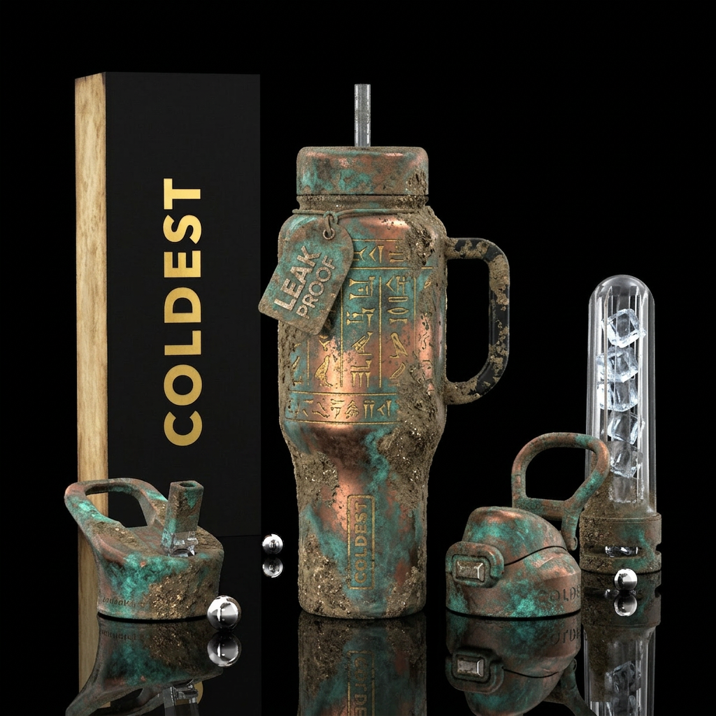Archeologists dig up ancient coldest tumbler with ... water bottle design