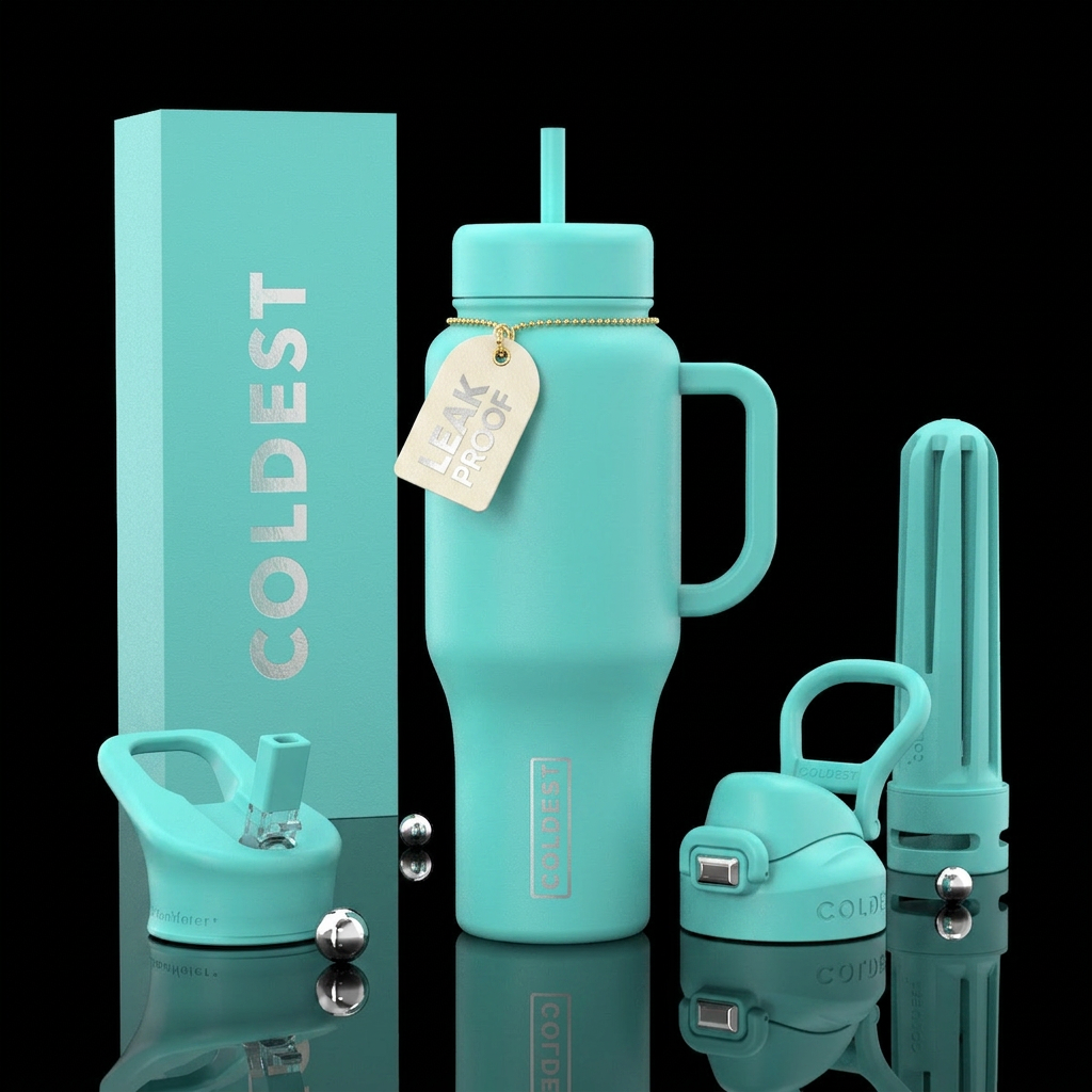 Tumbler inspired by The Tiffany company water bottle design