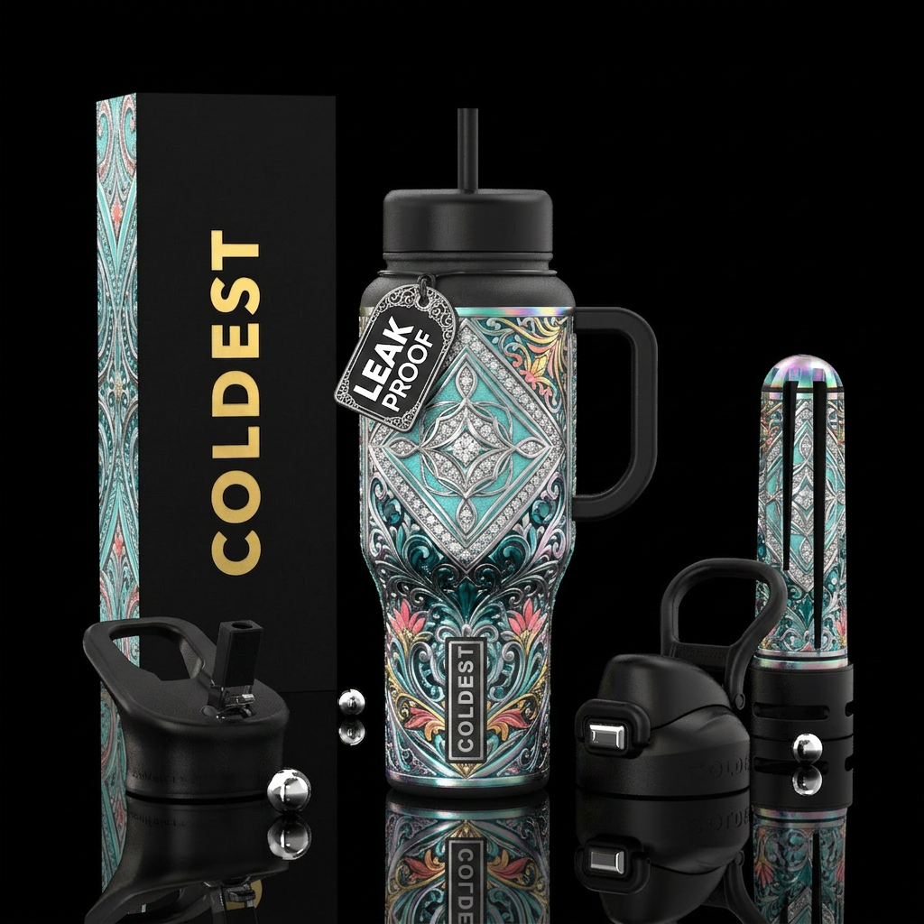 Tumbler inspired by The Tiffany company water bottle design