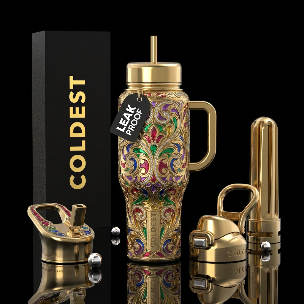 Tumbler inspired by jeweler engravers water bottle design