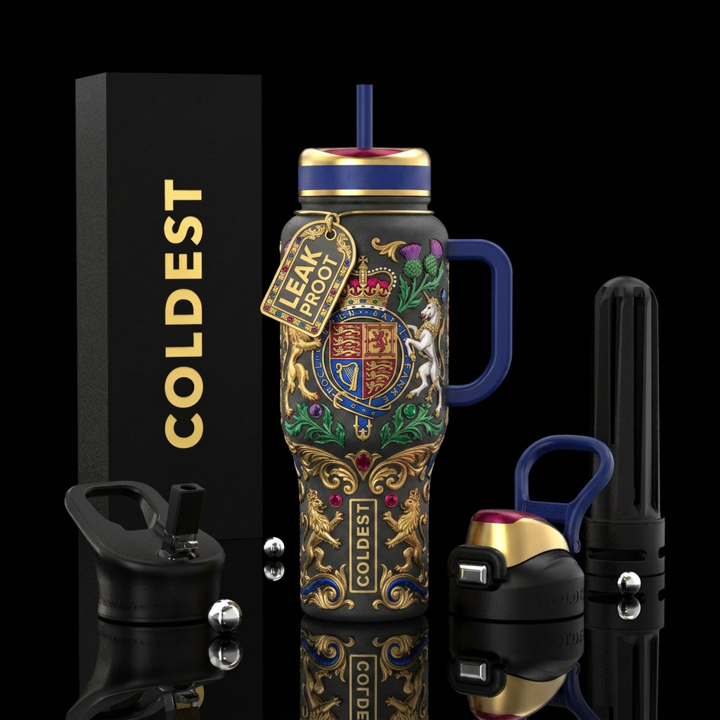 Tumbler inspired royal engravers water bottle design