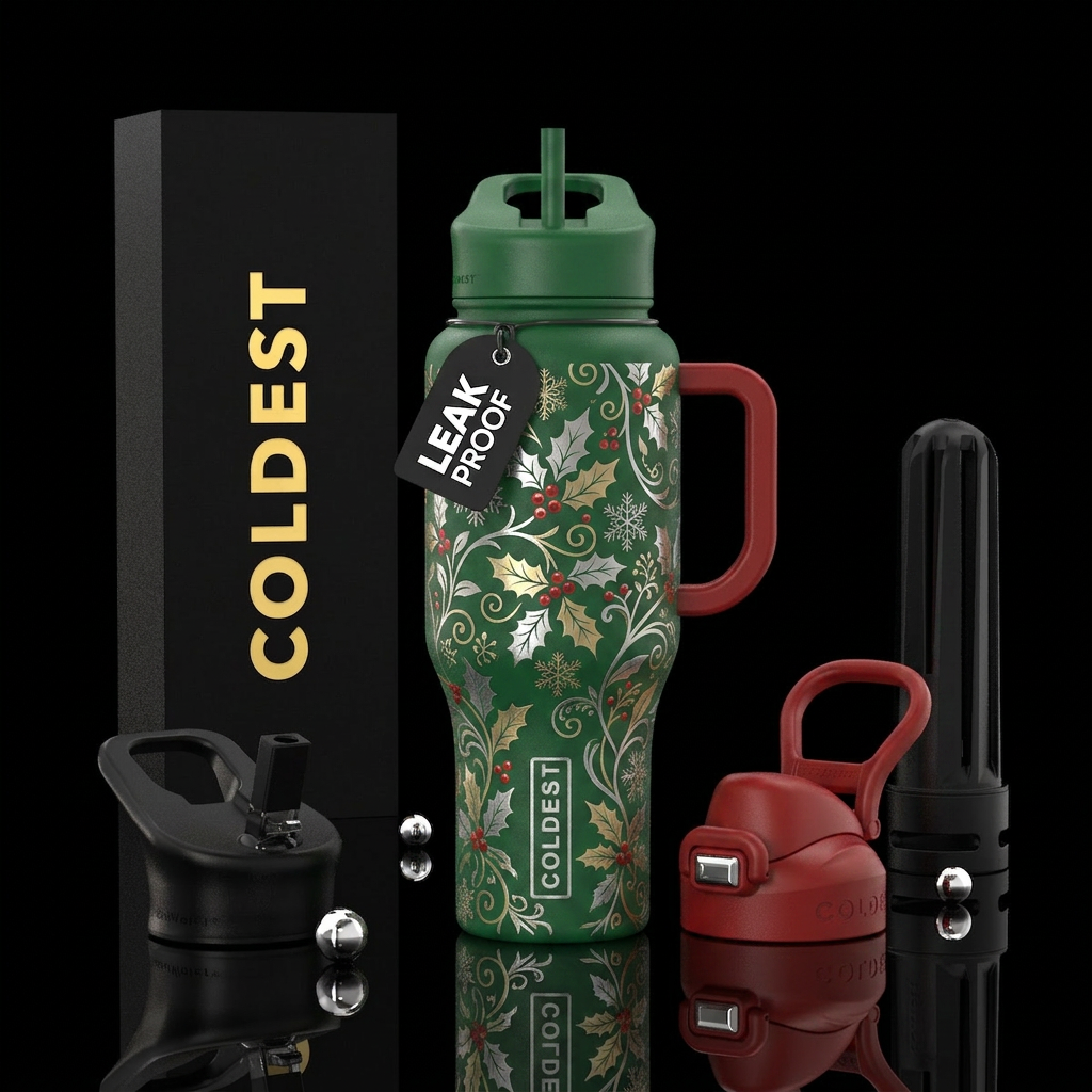 Tumbler inspired by the perfect Christmas water bottle design
