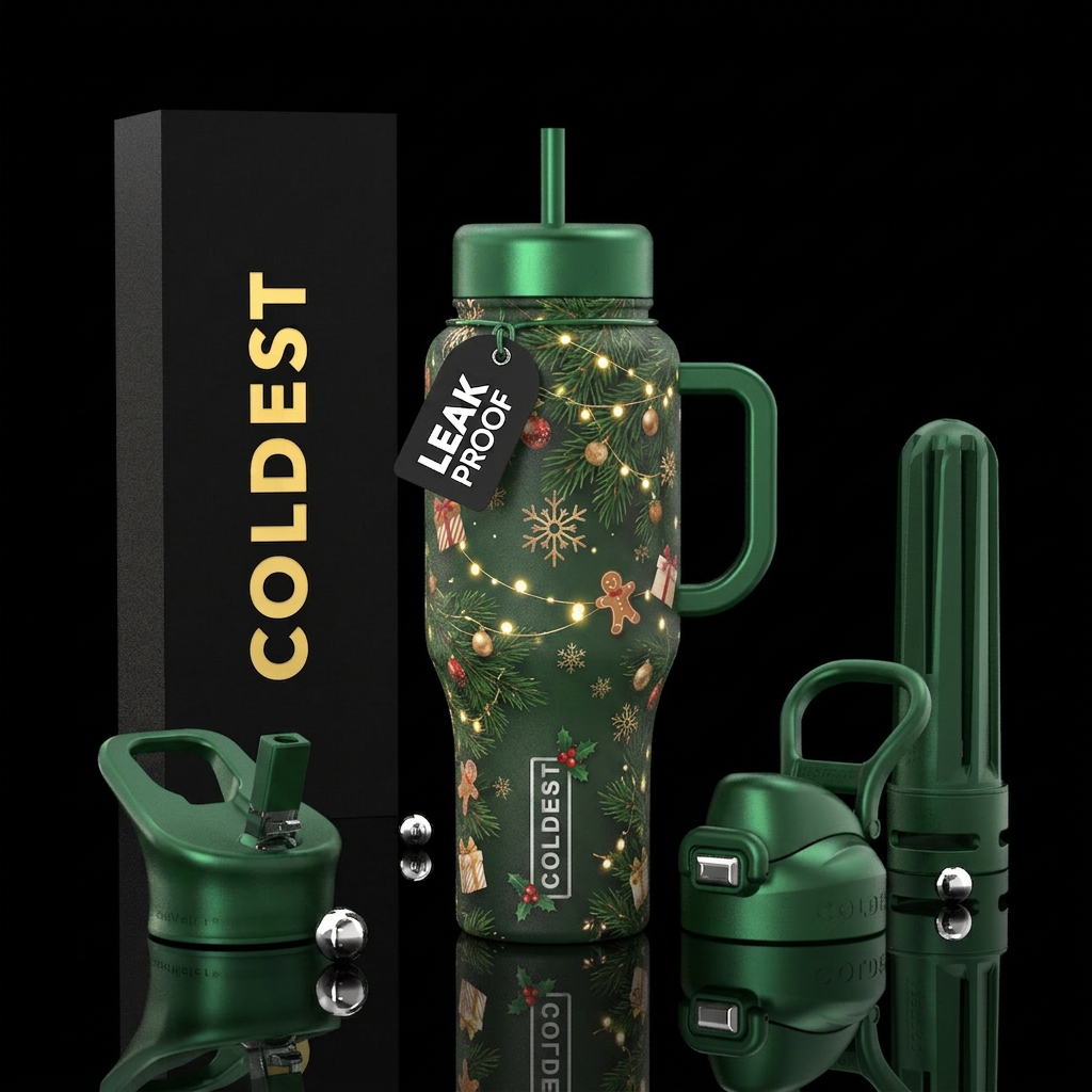Tumbler inspired by the perfect Christmas water bottle design
