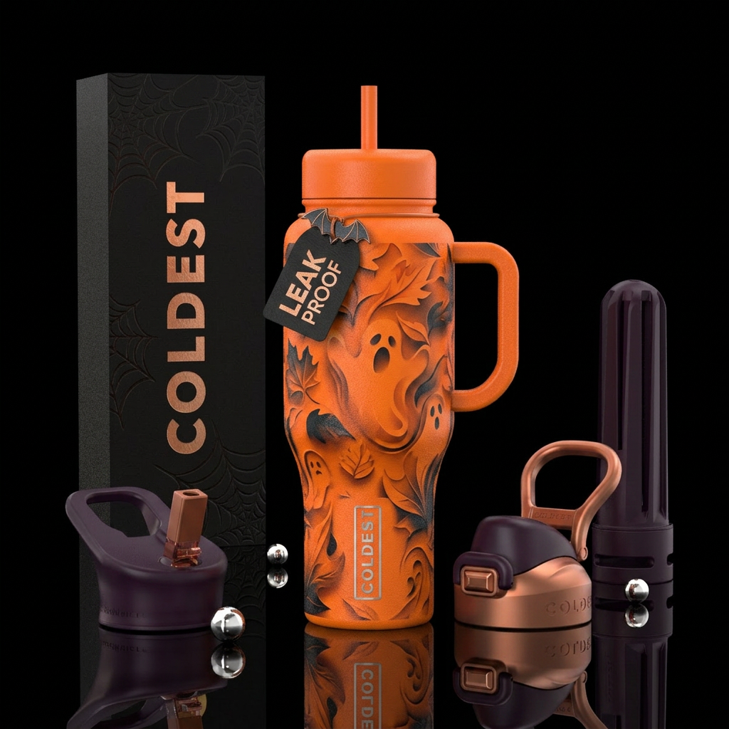Tumbler inspired by the perfect halloween water bottle design