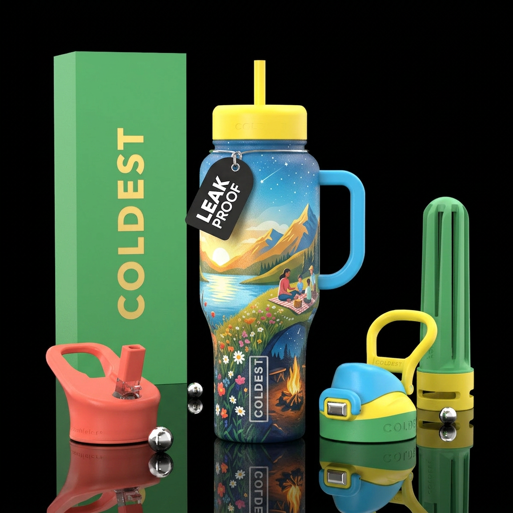 Tumbler inspired by the perfect day water bottle design