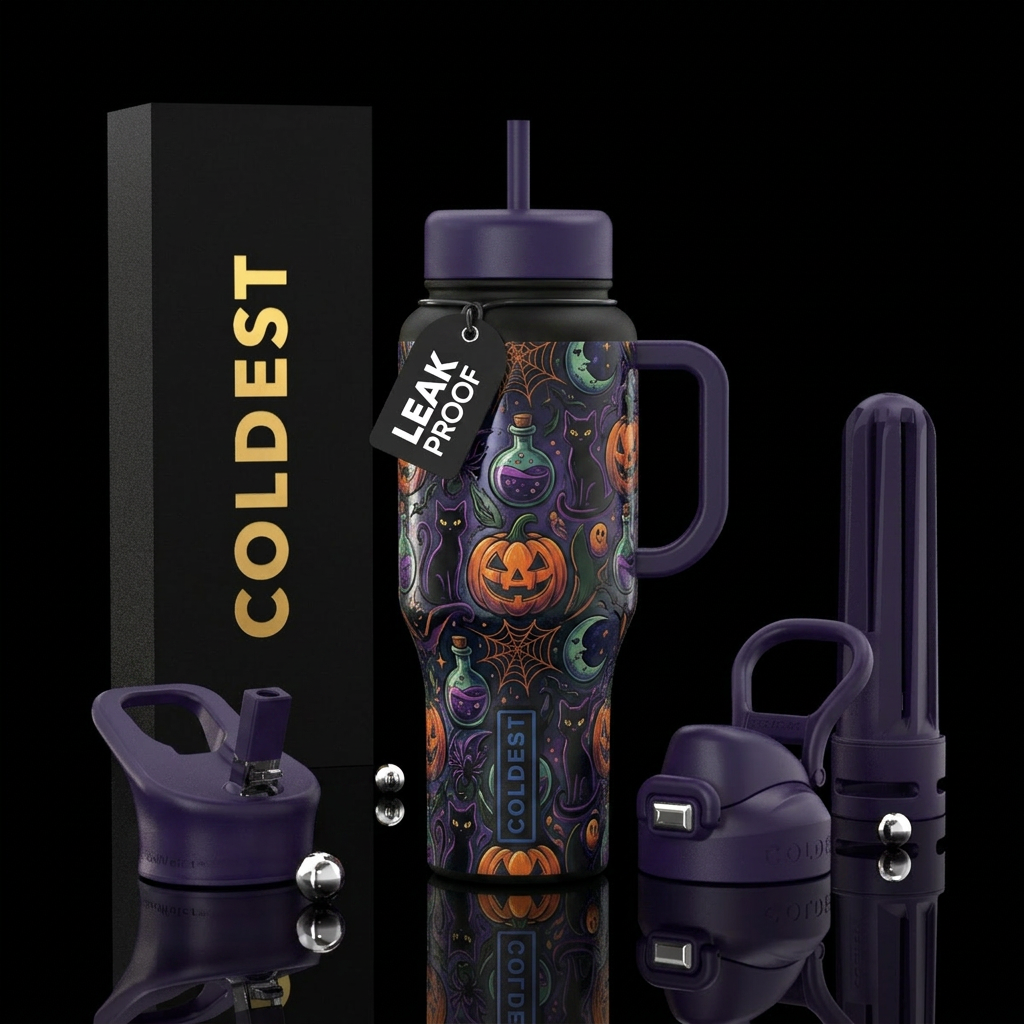 Tumbler inspired by the perfect halloween water bottle design