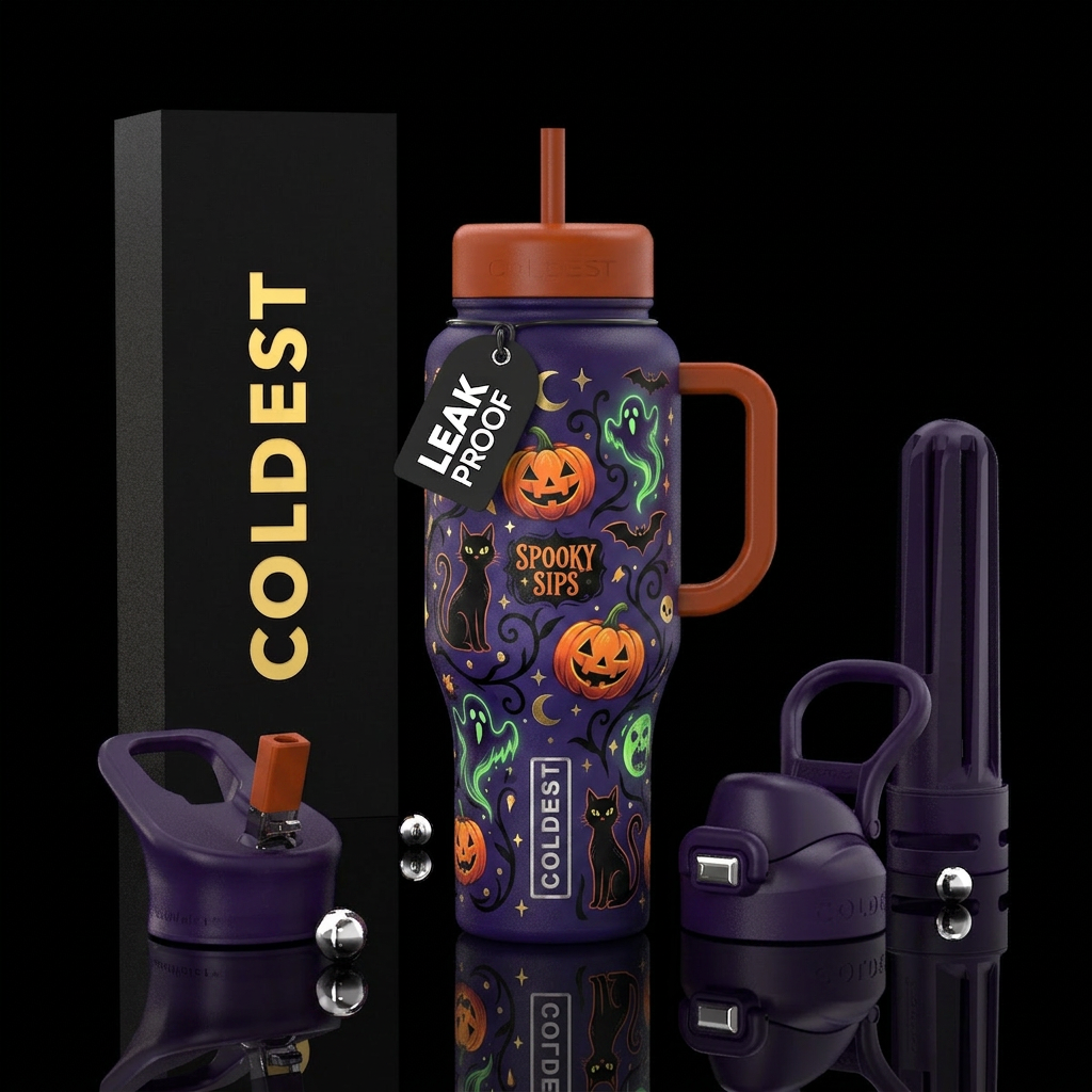Tumbler inspired by the perfect halloween water bottle design