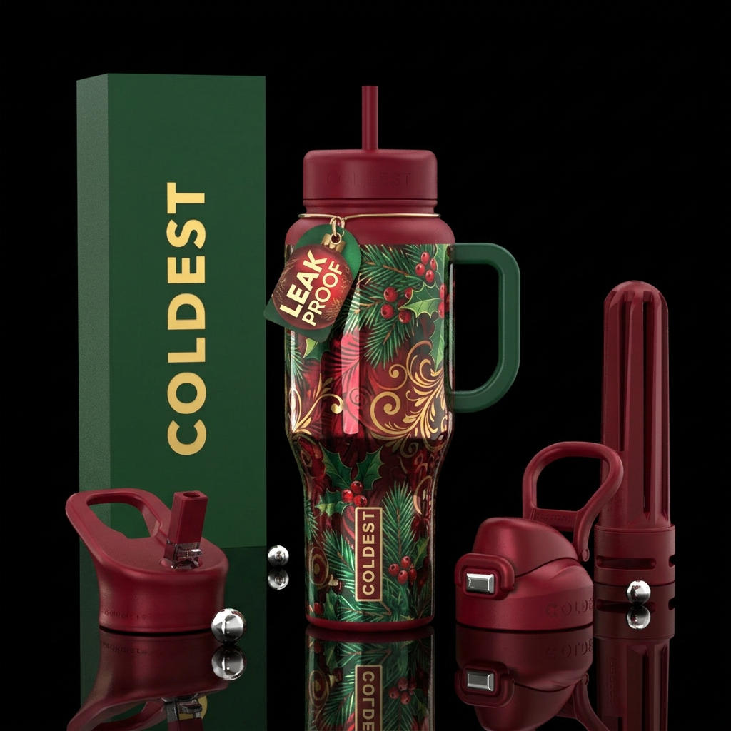 Tumbler inspired by the perfect Christmas water bottle design