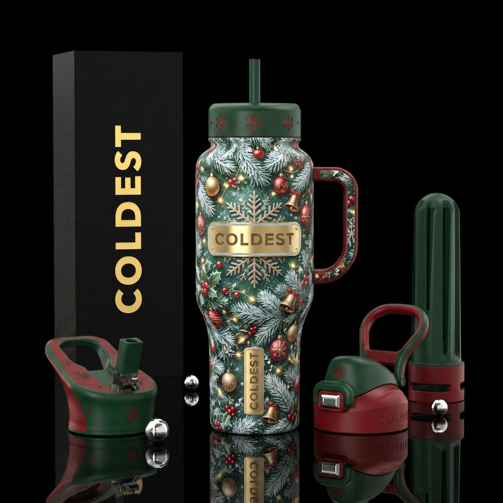 Tumbler inspired by the perfect Christmas water bottle design