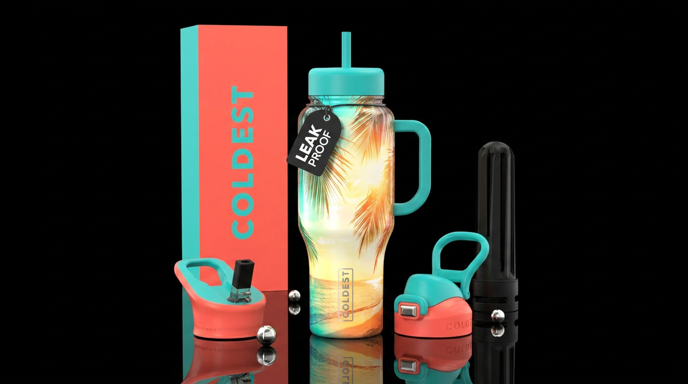 Tumbler inspired by the perfect summer water bottle design