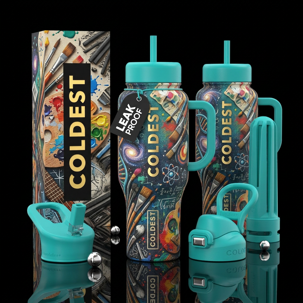 Tumbler inspired by the desire to be creative and ... water bottle design