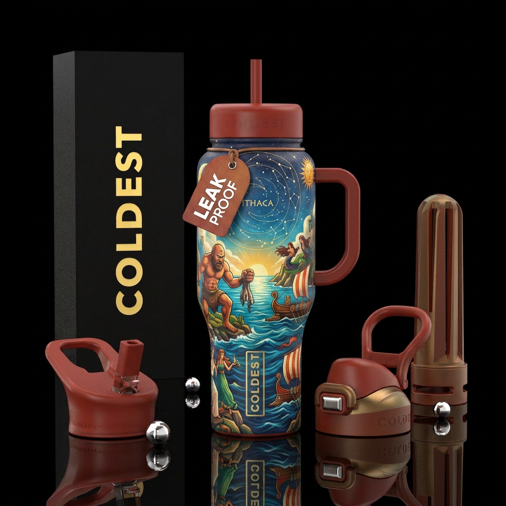 Tumbler inspired by the odyssey water bottle design
